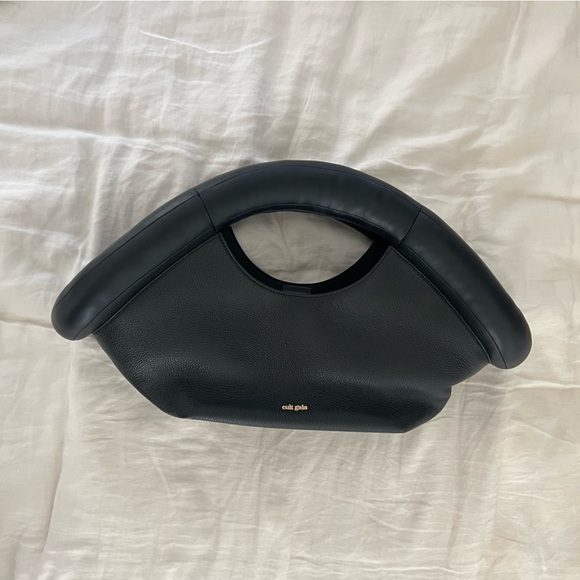 Cult Gaia Black Leather Tote - Picture 2 of 6